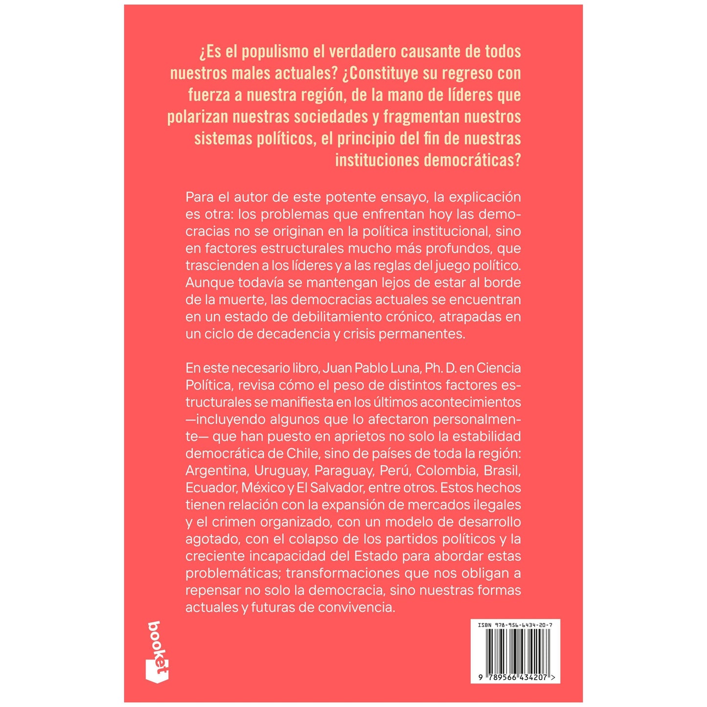 ¿DEMOCRACIA MUERTA? (TAPA RÚSTICA) - JUAN PABLO LUNA | LIBRO
