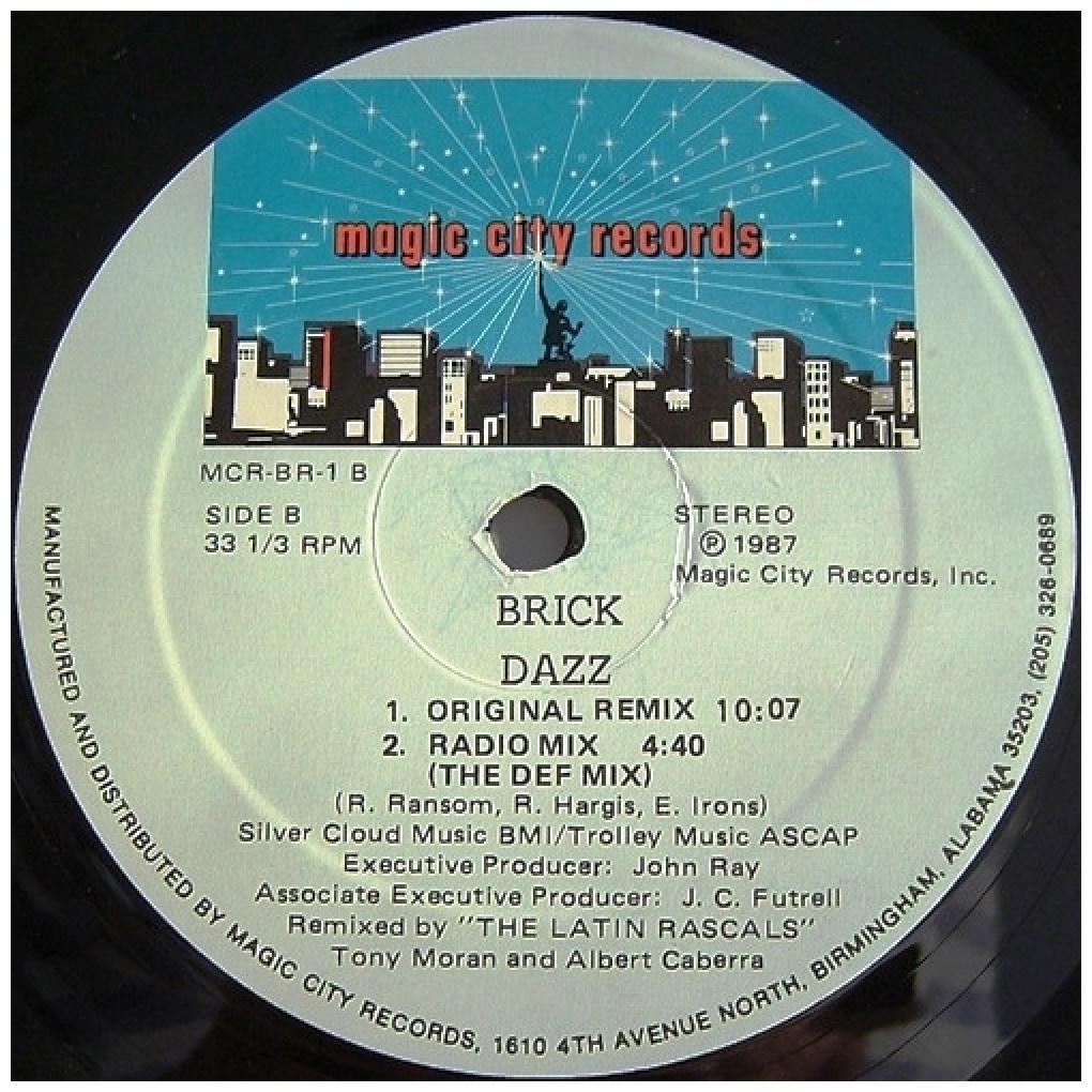 BRICK - DAZZ (THE DEF REMIX 87) | 12" MAXI SINGLE VINILO USADO