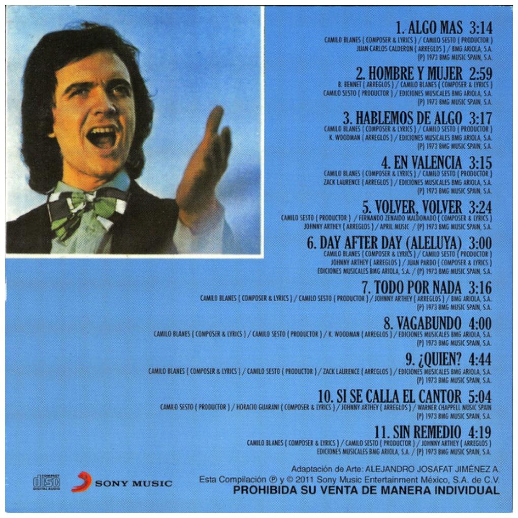 CAMILO SESTO - RECUPERA TUS CLASICOS | CD