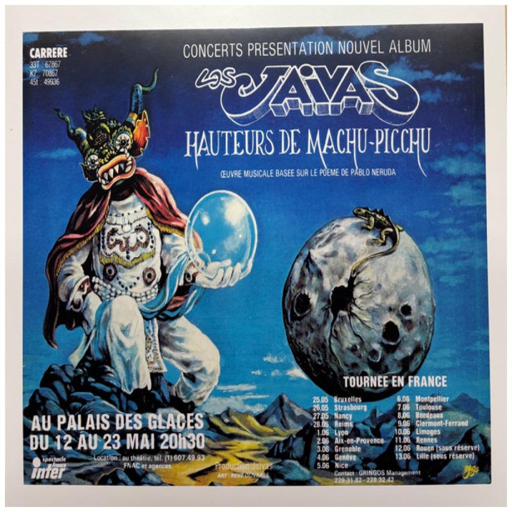 LOS JAIVAS - ALTURAS DE MACCHU PICCHU (RSD EXCLUSIVE 2025) (EUROPEAN COLOUR VARIANT) | VINILO