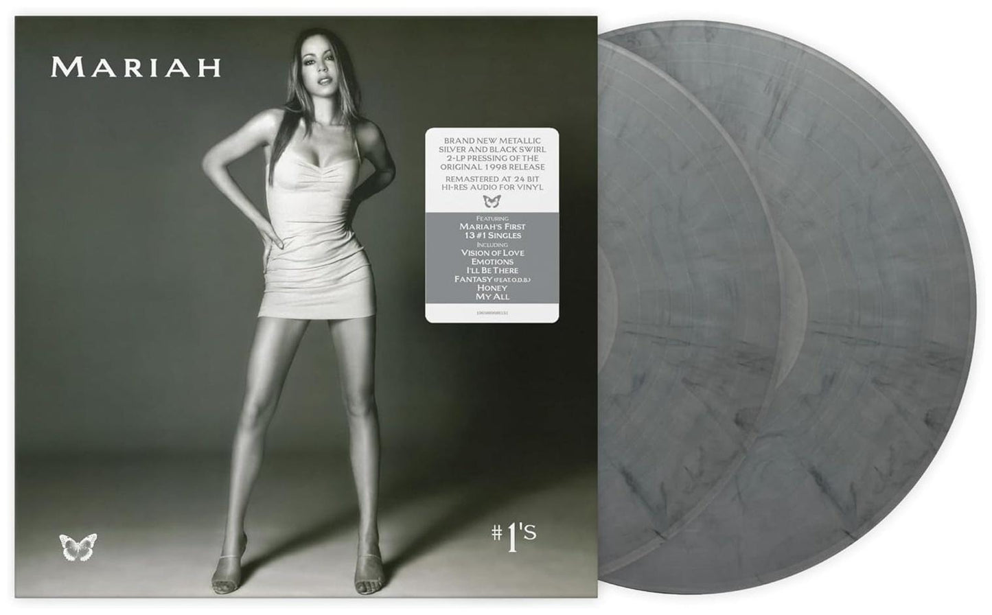 MARIAH CAREY - #1 S (2LP) (SILVER & BLACK VINYL) | VINILO