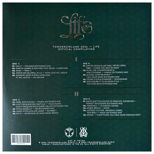 TOMORROWLAND 2024 - LIFE (2LP) | VINILO