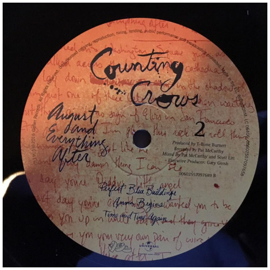 COUNTING CROWS - AUGUST & EVERYTHING AFTER (2LP) | VINILO
