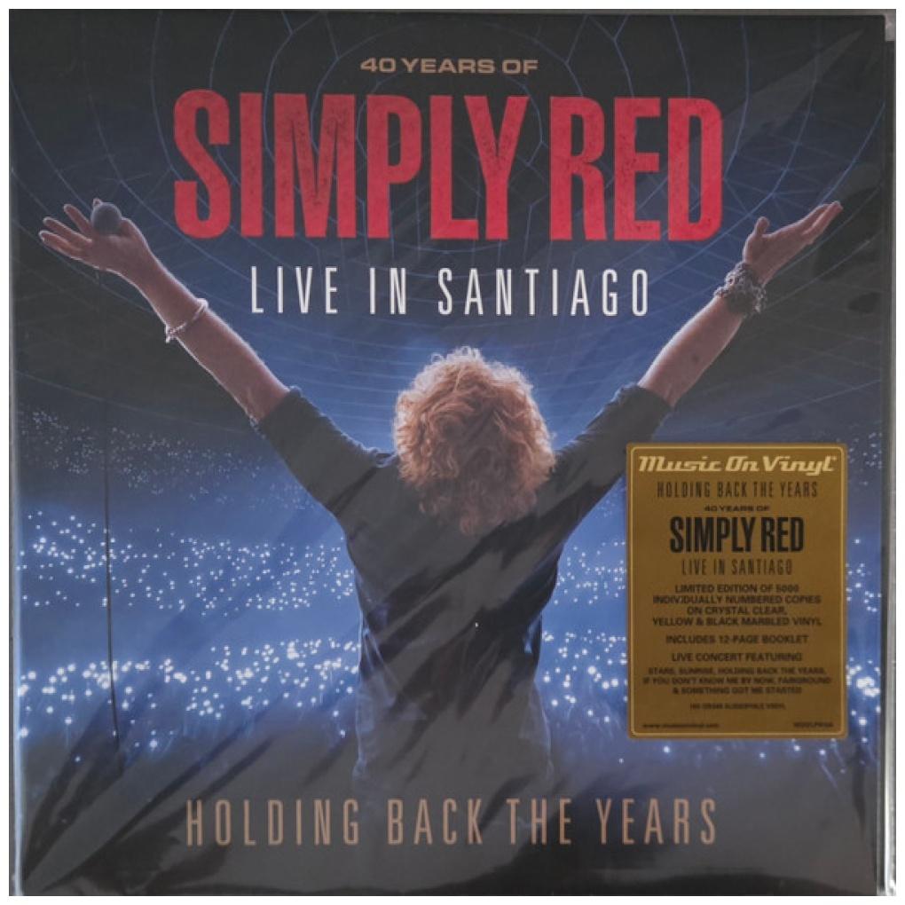 SIMPLY RED - HOLDING BACK THE YEARS: LIVE IN SANTIAGO (3LP) (CLEAR/YELLOW & BLACK MARBLED VINYL | VINILO