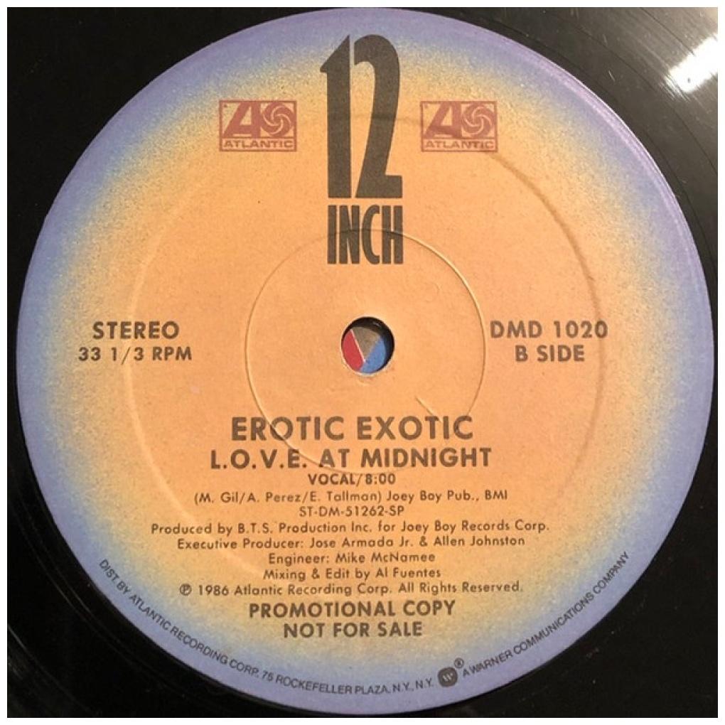 EROTIC EXOTIC - L.O.V.E/L.O.V.E AT MIDNIGHT (PROMO COPY) | 12'' MAXI SINGLE USADO