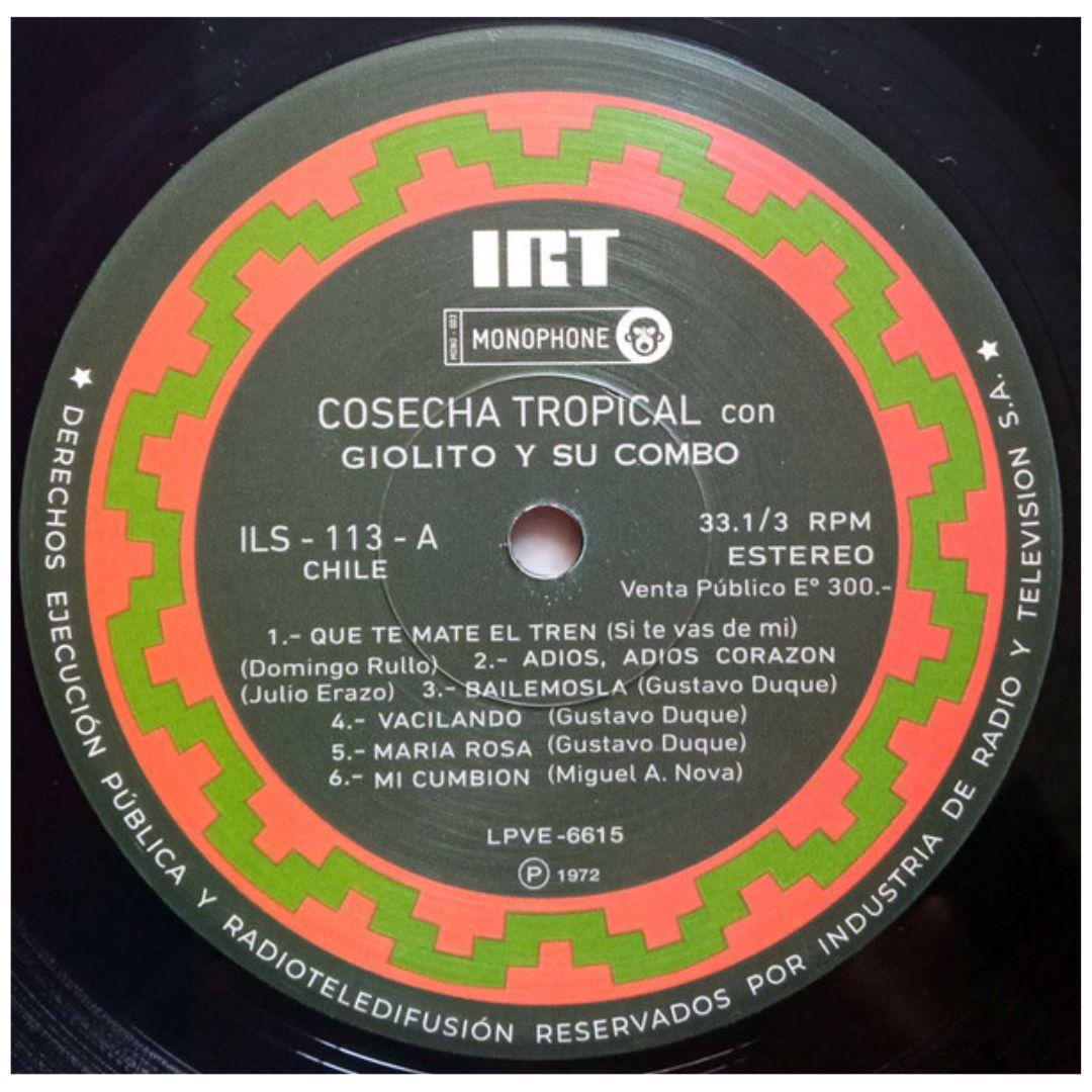 GIOLITO Y SU COMBO - COSECHA TROPICAL | VINILO