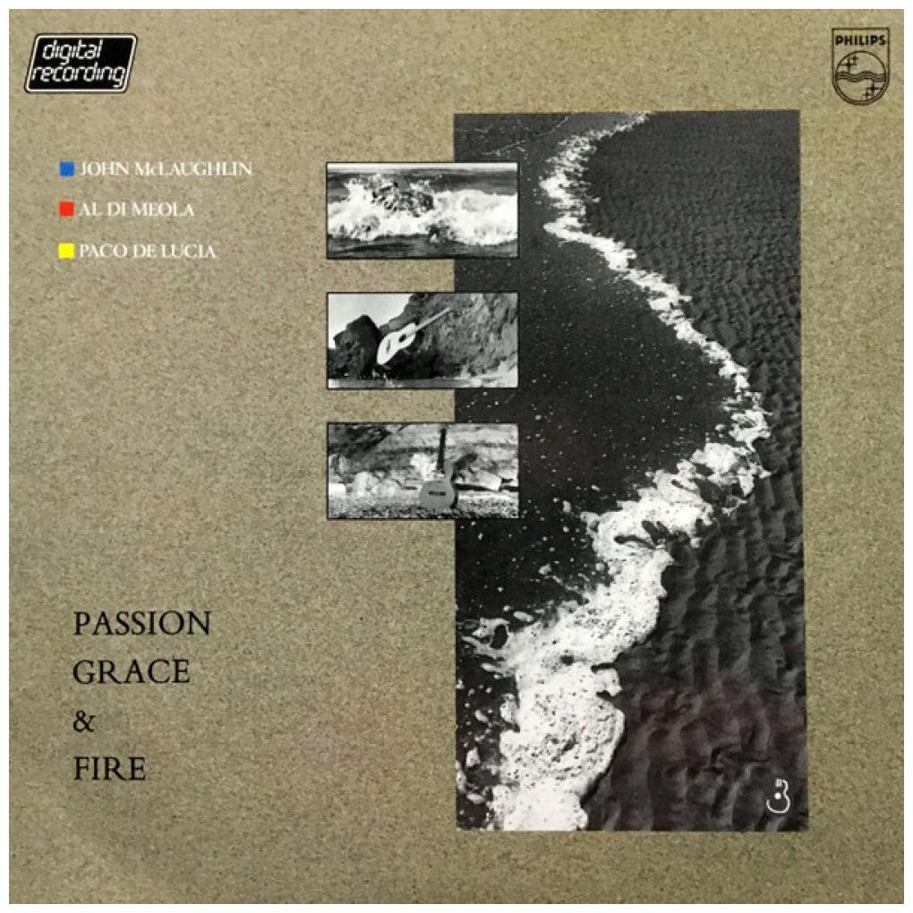 AL DI MEOLA, JOHN McLAUGHLIN, PACO DE LUCIA - PASSION, GRACE & FIRE | VINILO USADO