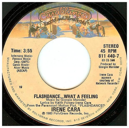 IRENE CARA - FLASHDANCE...WHAT I FEELING | 7" SINGLE USADO