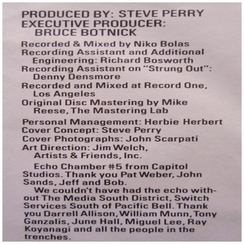 STEVE PERRY - STREET TALK | VINILO USADO