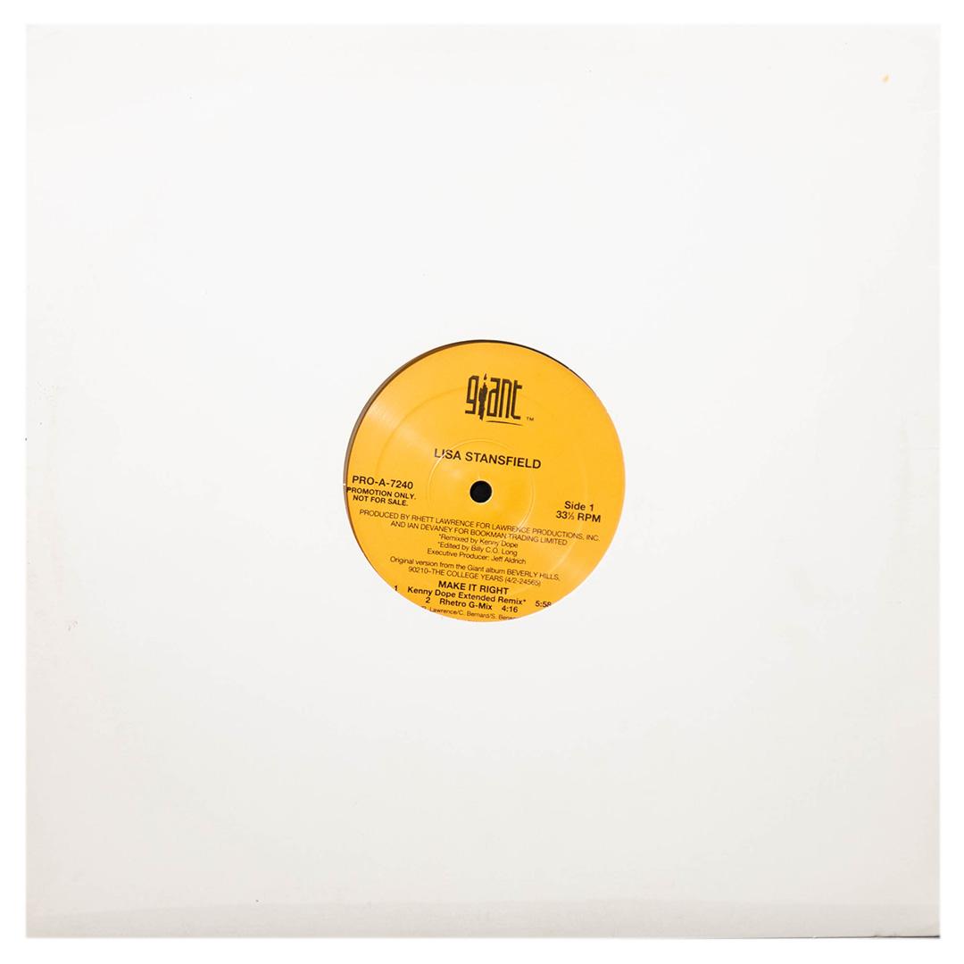 LISA STANSFIELD - MAKE IT RIGHT | 12" MAXI SINGLE USADO
