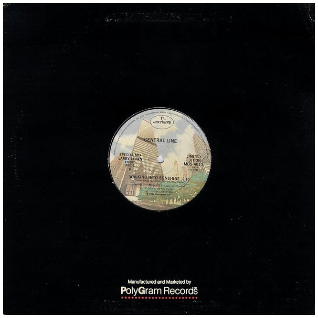 CENTRAL LINE - WALKING ON SUNSHINE | 12'' MAXI SINGLE USADO
