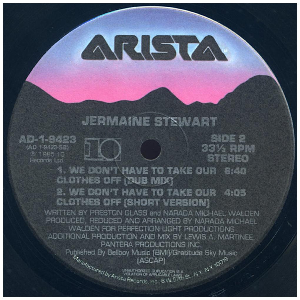JERMAINE STEWARD - WE DON'T HAVE TO TAKE OUR CLOTHES OFF | 12" MAXI SINGLE VINILO USADO