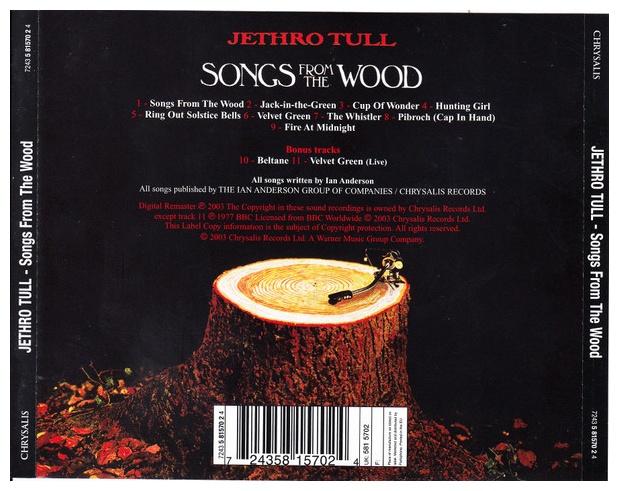 JETHRO TULL - SONGS FROM THE WOOD | CD