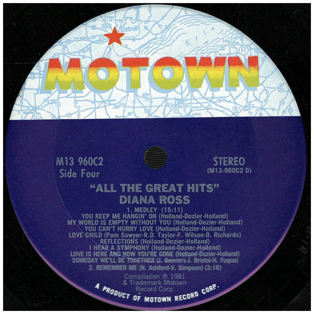DIANA ROSS - ALL THE GREATEST HITS (2LP) | VINILO USADO