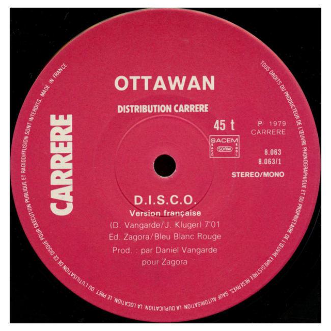 OTTAWAN - D.I.S.C.O. | 12" MAXI SINGLE USADO