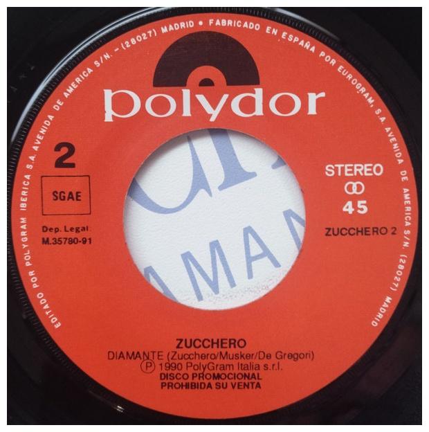 ZUCCHERO - DIAMANTE | 7" SINGLE VINILO USADO