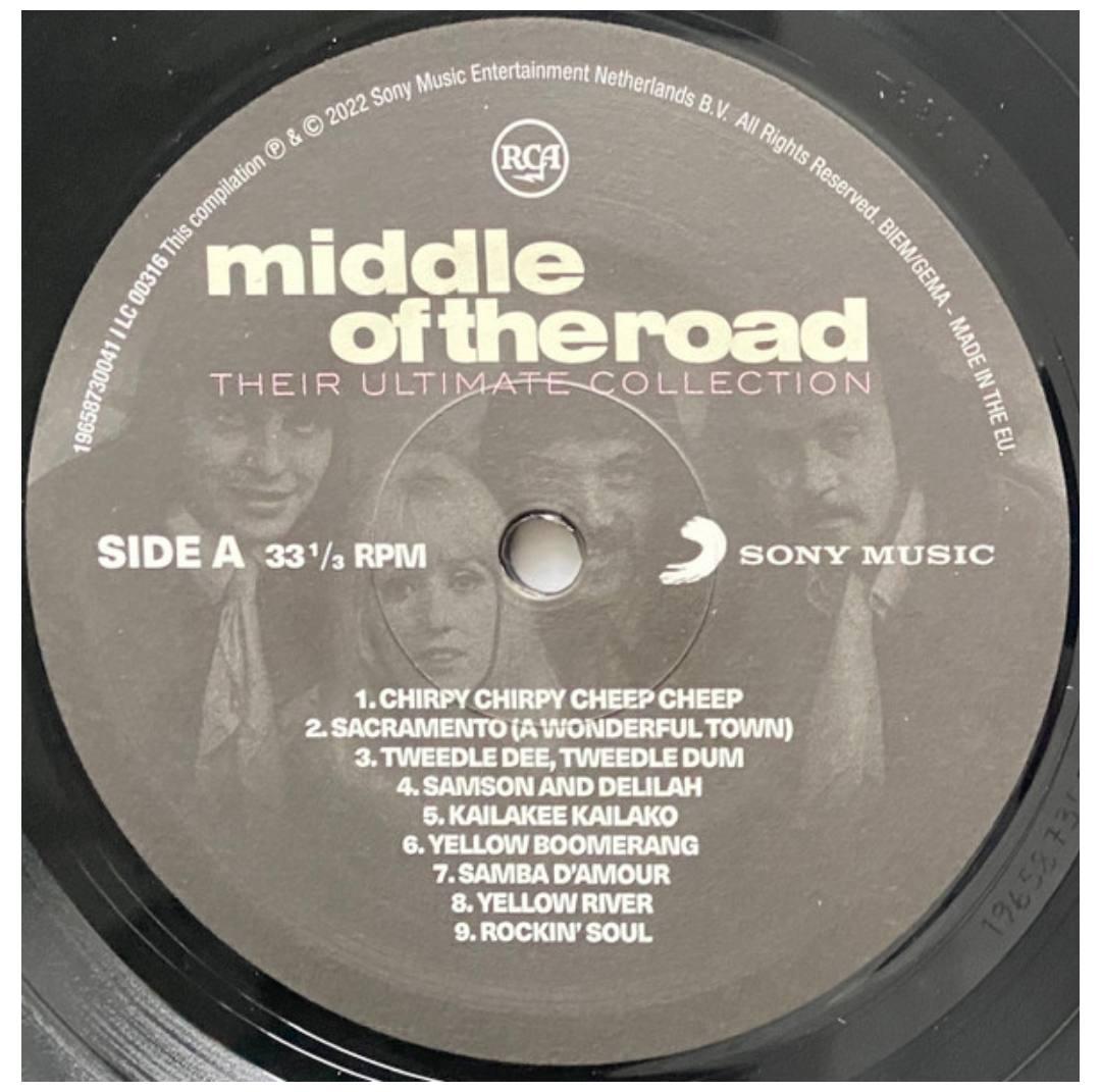 MIDDLE OF THE ROAD - THEIR ULTIMATE COLLECTION | VINILO