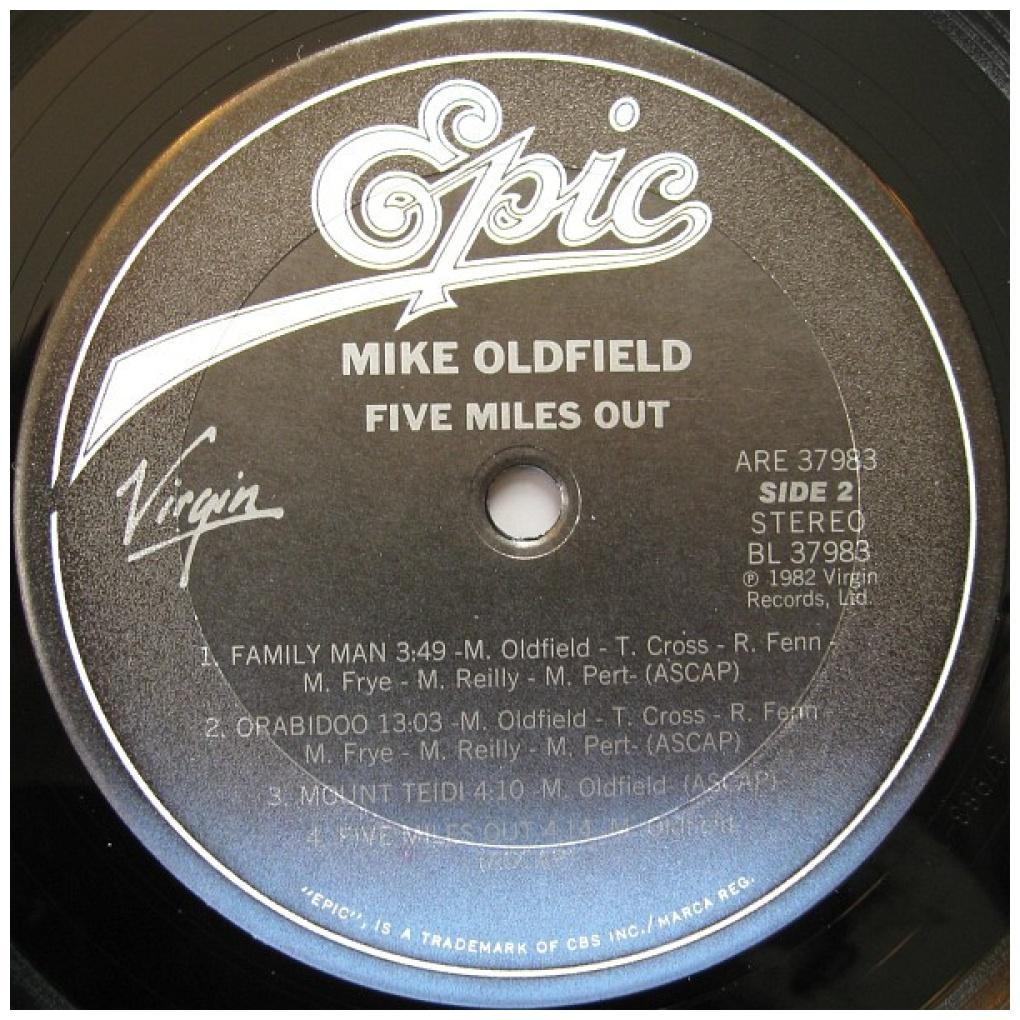 MIKE OLDFIELD - FIVE MILES AWAY | VINILO USADO