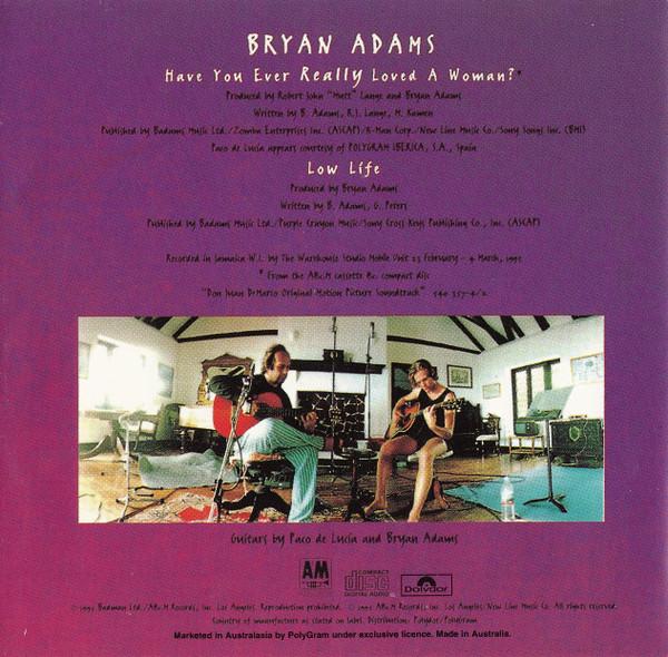 Bryan Adams - HAVE YOU EVER REALLY LOVED A WOMAN | CD SINGLE USADO