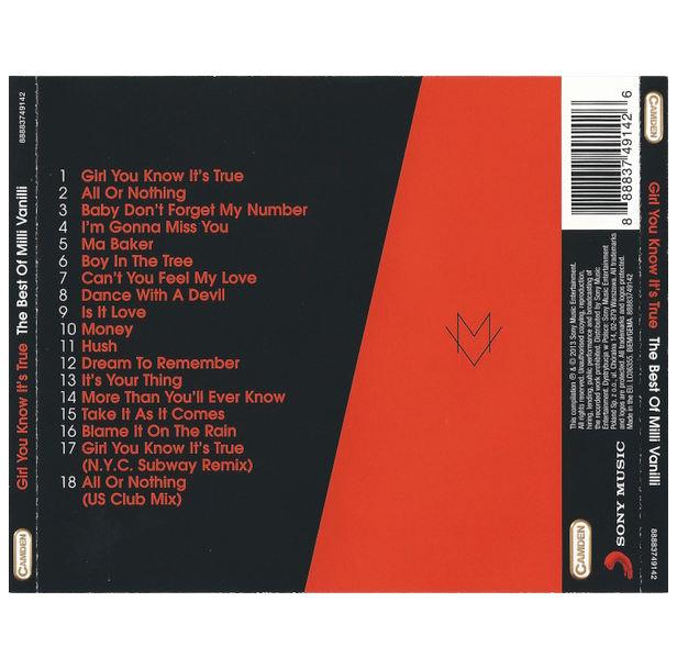 MILLI VANILLI - GIRL YOU KNOW IT S TRUE | CD