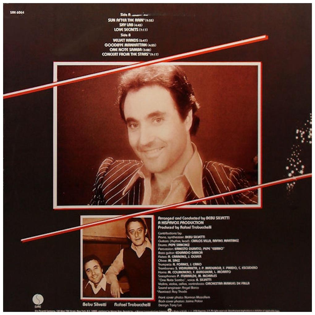 BEBU SILVETTI - CONCERT FROM THE STARS | VINILO USADO