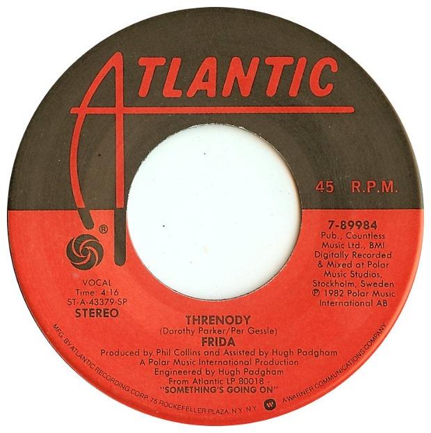 FRIDA - I KNOW THERE S SOMETHING GOING ON | 7" SINGLE VINILO USADO