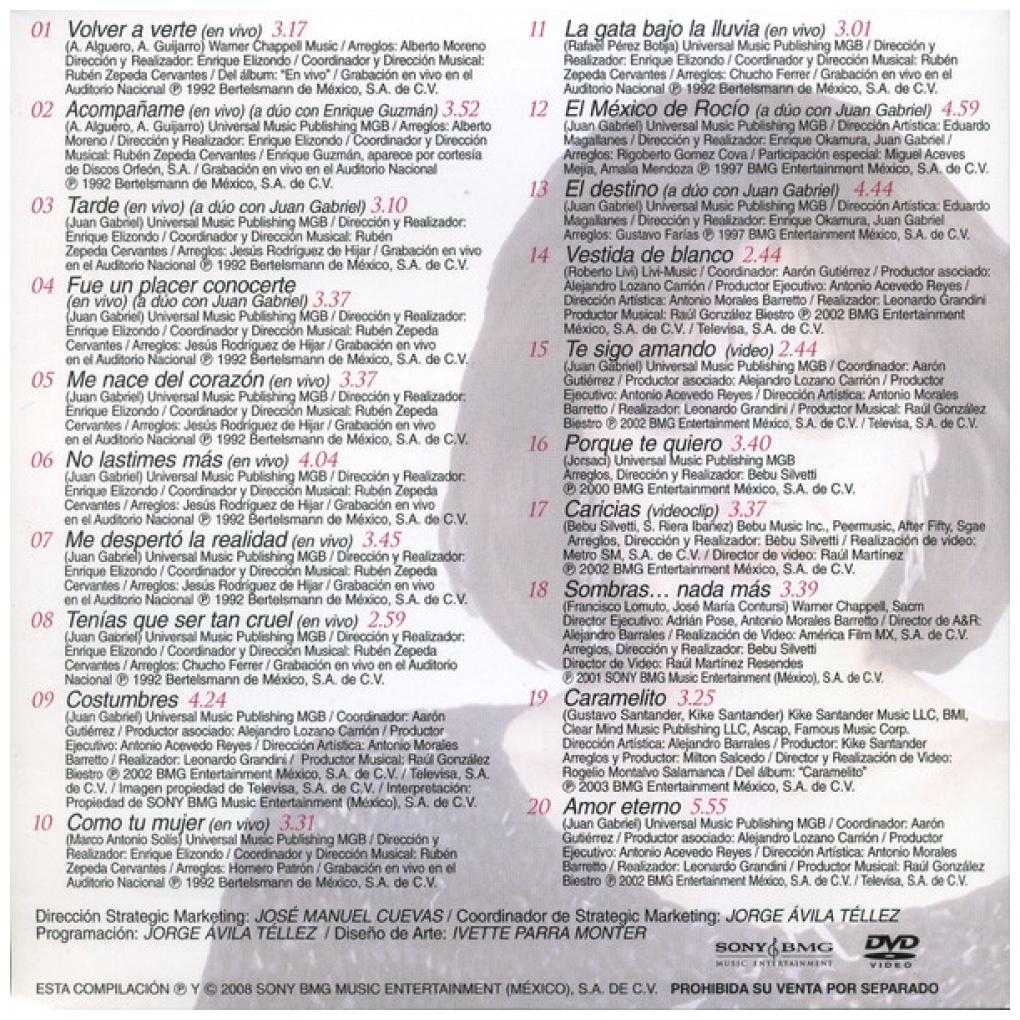 ROCIO DURCAL - LO ESENCIAL DE ROCIO DURCAL (3CD+DVD) | CD