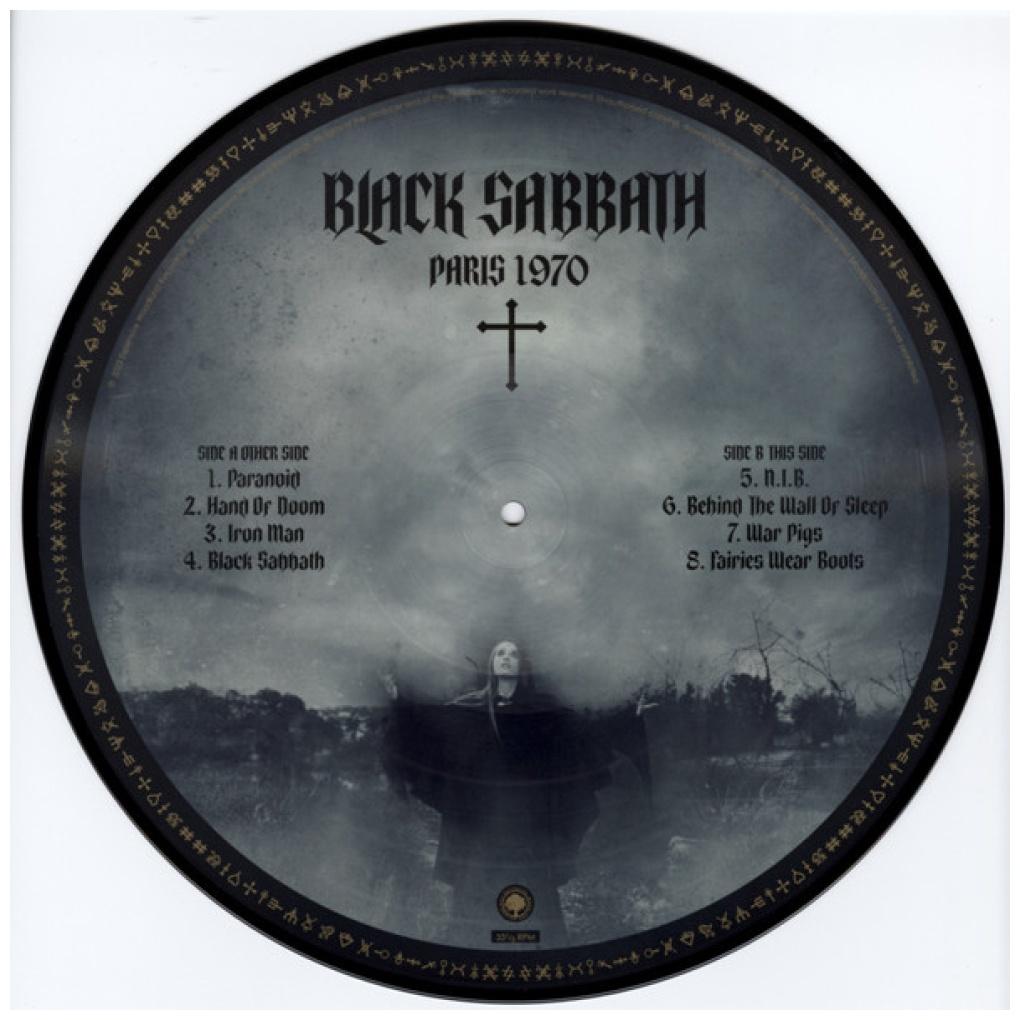 BLACK SABBATH - PARIS 1970 (PICTURE DISC) | VINILO