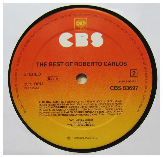 ROBERTO CARLOS - THE BEST OF (CANTA PORTUGUES) | VINILO USADO