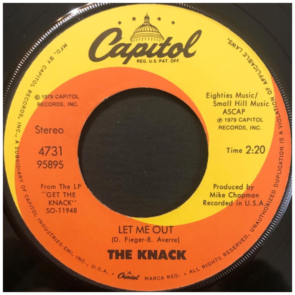 THE KNACK - MY SHERONA | 7" SINGLE USADO