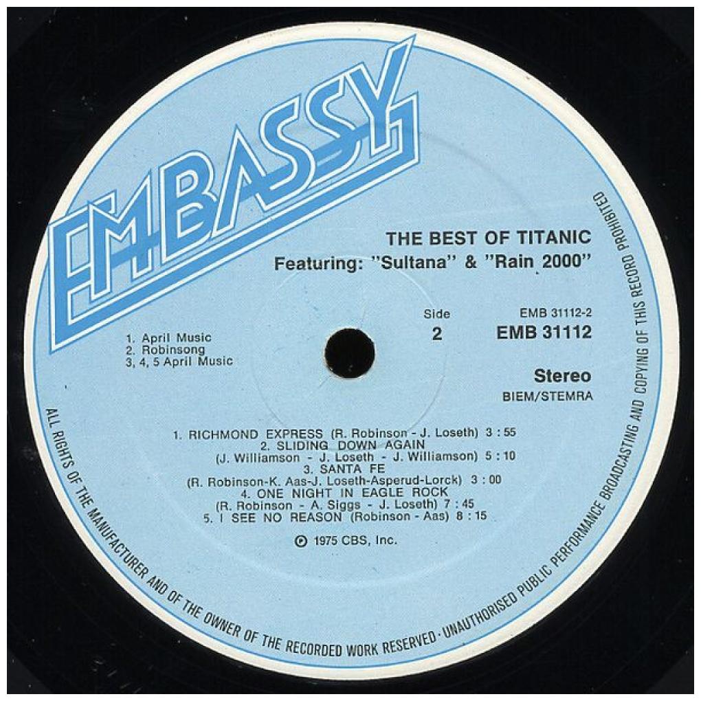 TITANIC - THE BEST OF | VINILO USADO