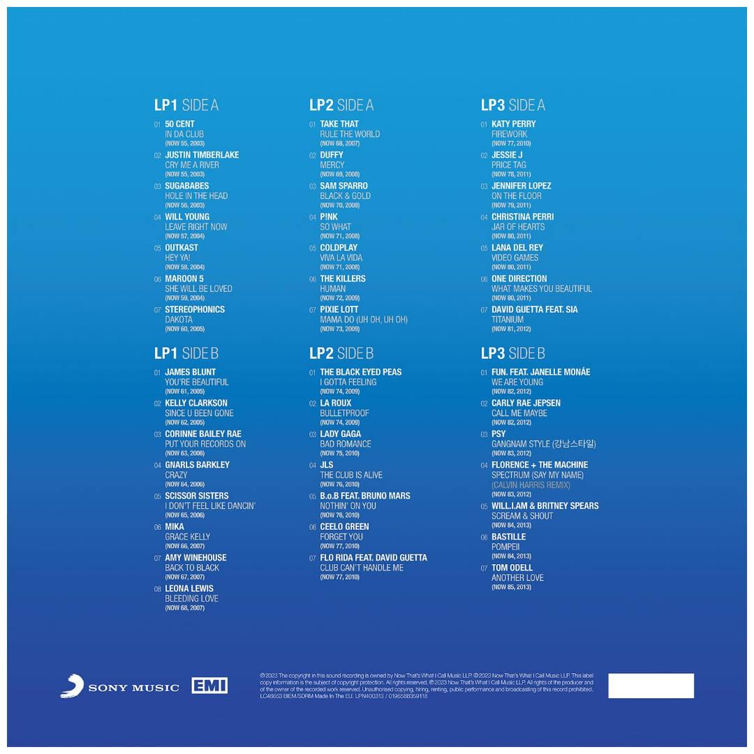 NOW 2003-2013 - 40 YEARS VOL.3 (3LP) | VINILO