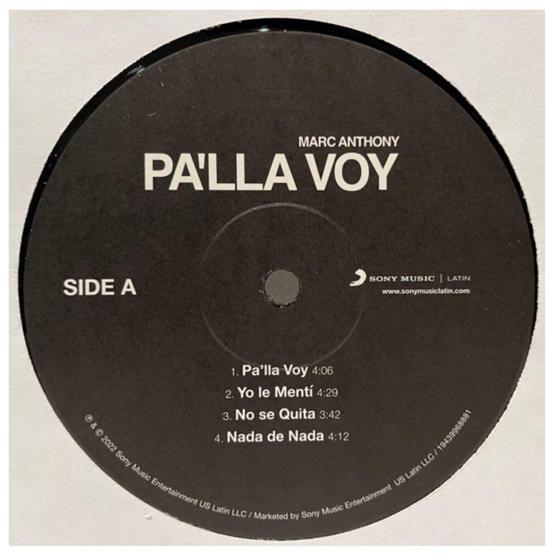 MARC ANTHONY  - PA ALLA VOY | VINILO