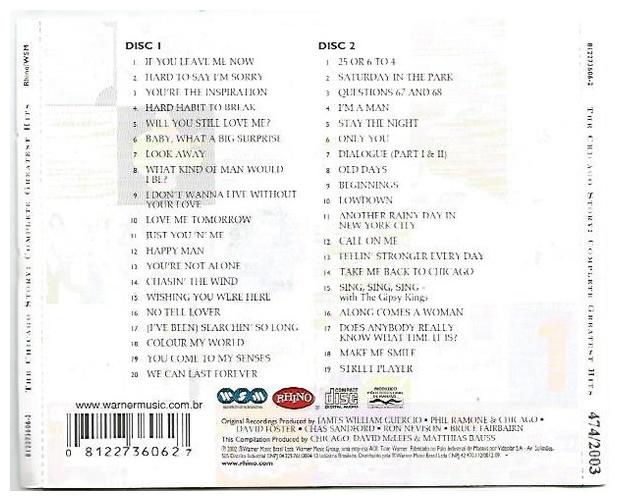 CHICAGO - THE STORY 1967-2002 (2CD) | CD