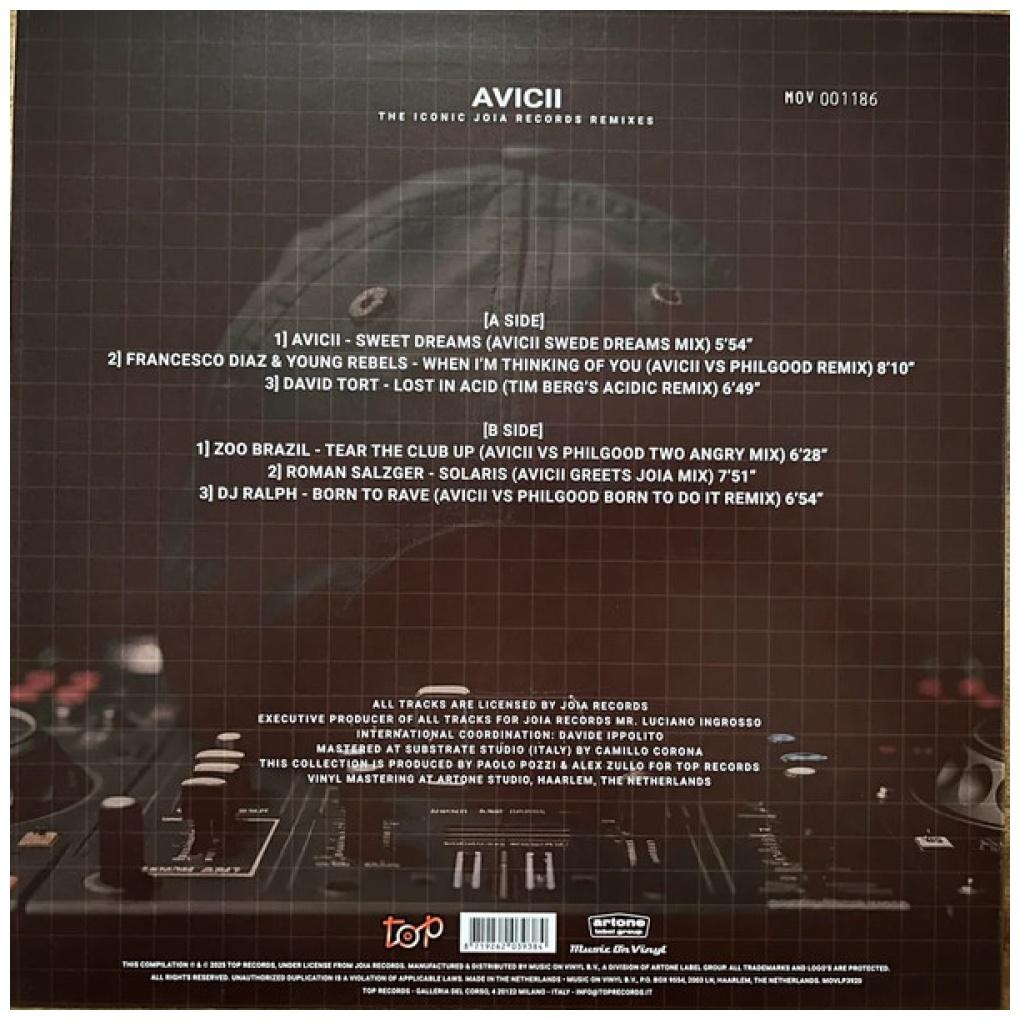 AVICII - AVICII: THE ICONIC JOIA RECORDS REMIXES | VINILO