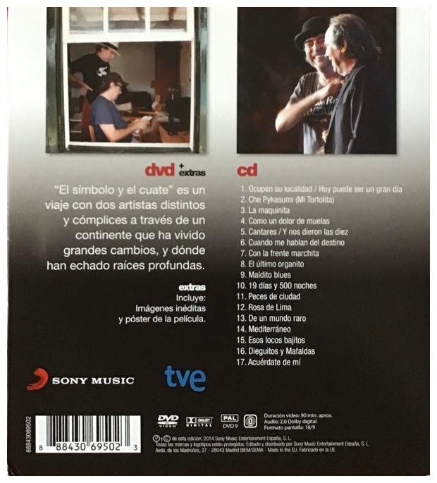 JOAN MANUEL SERRAT Y JOAQUIN SABINA - EL SIMBOLO Y EL CUATE (CD+DVD) | CD