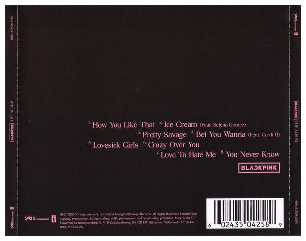 BLACK PINK - THE ALBUM | CD