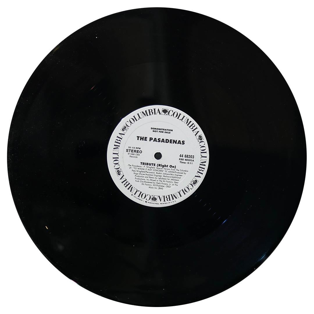 PASADENAS - TRIBUTE (RIGHT ON) | 12" MAXI SINGLE USADO