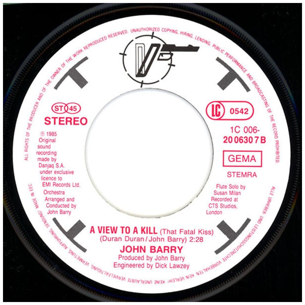 DURAN DURAN - A VIEW TO A KILL | 7" SINGLE USADO
