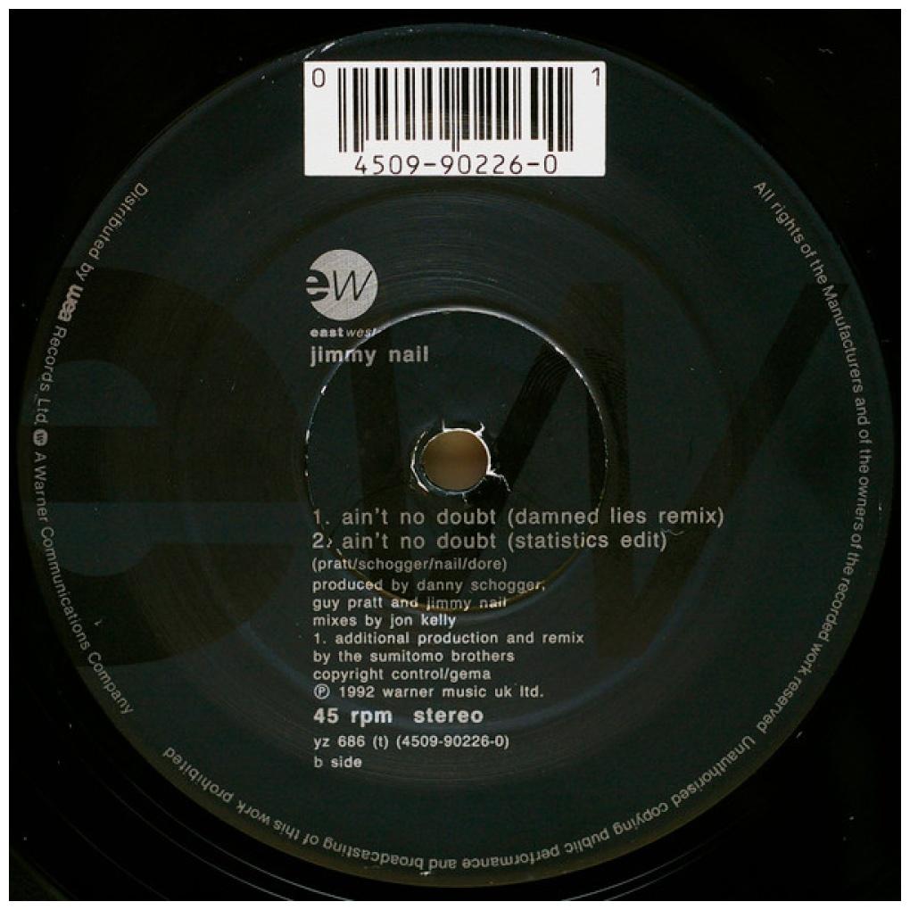 JIMMY NAIL - AIN'T NO DOUBT | 12" MAXI SINGLE VINILO USADO