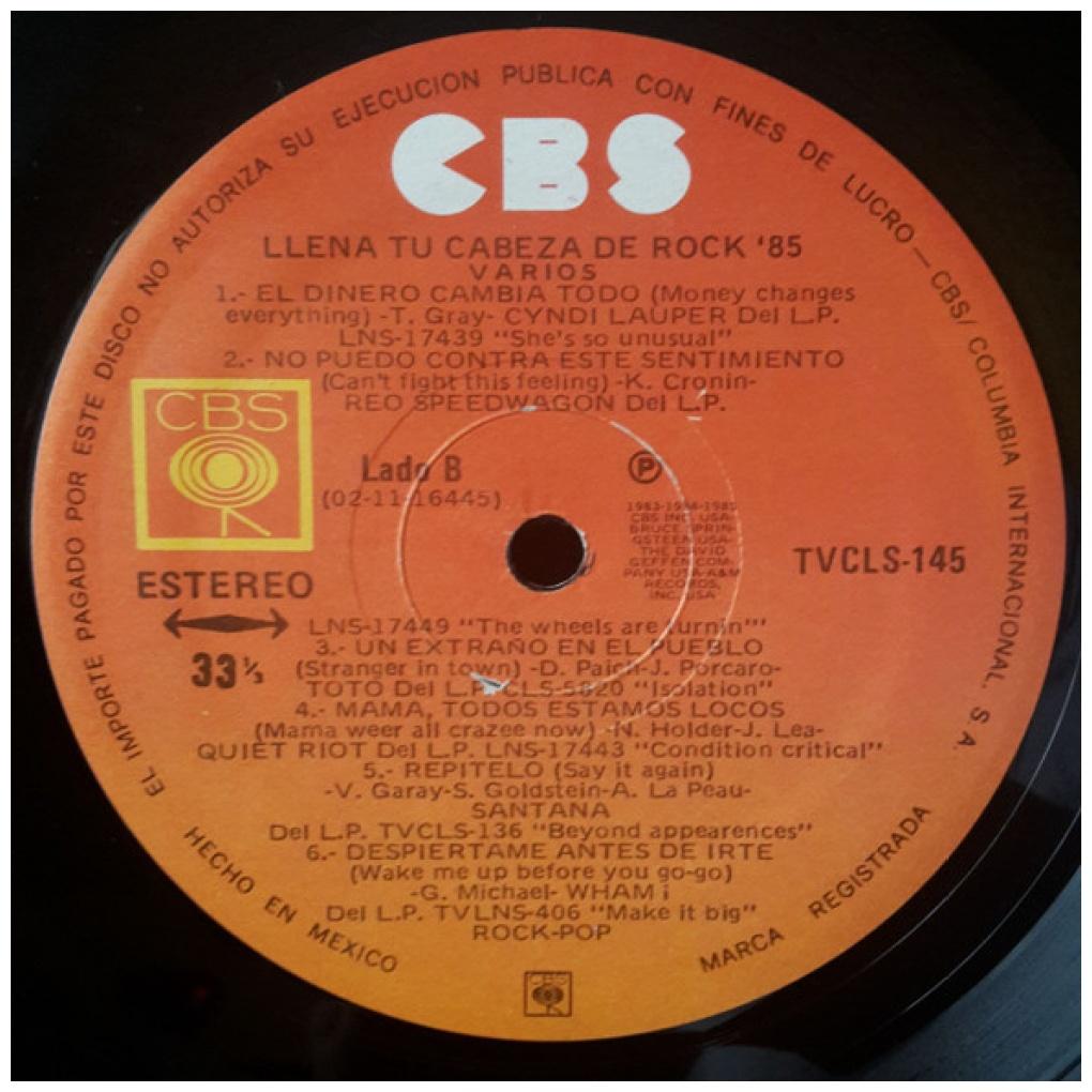 LLENA TU CABEZA DE ROCK - 1985 - VARIOS ARTISTAS | VINILO USADO