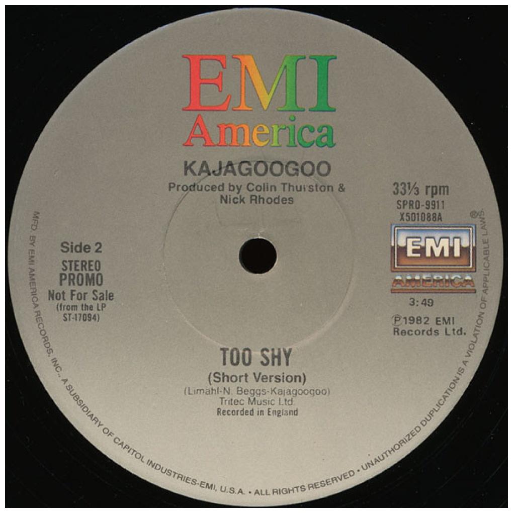 KAJA GOO GOO - TO SHY (MIDNIGHT REMIX) (PROMO COPY) | 12'' MAXI SINGLE USADO