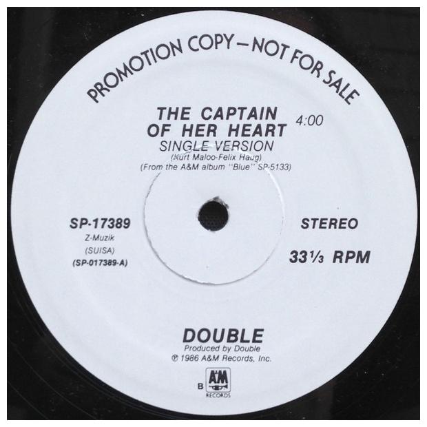 DOUBLE - THE CAPTAIN OF THE HEART (PROMO) | 12" MAXI SINGLE USADO