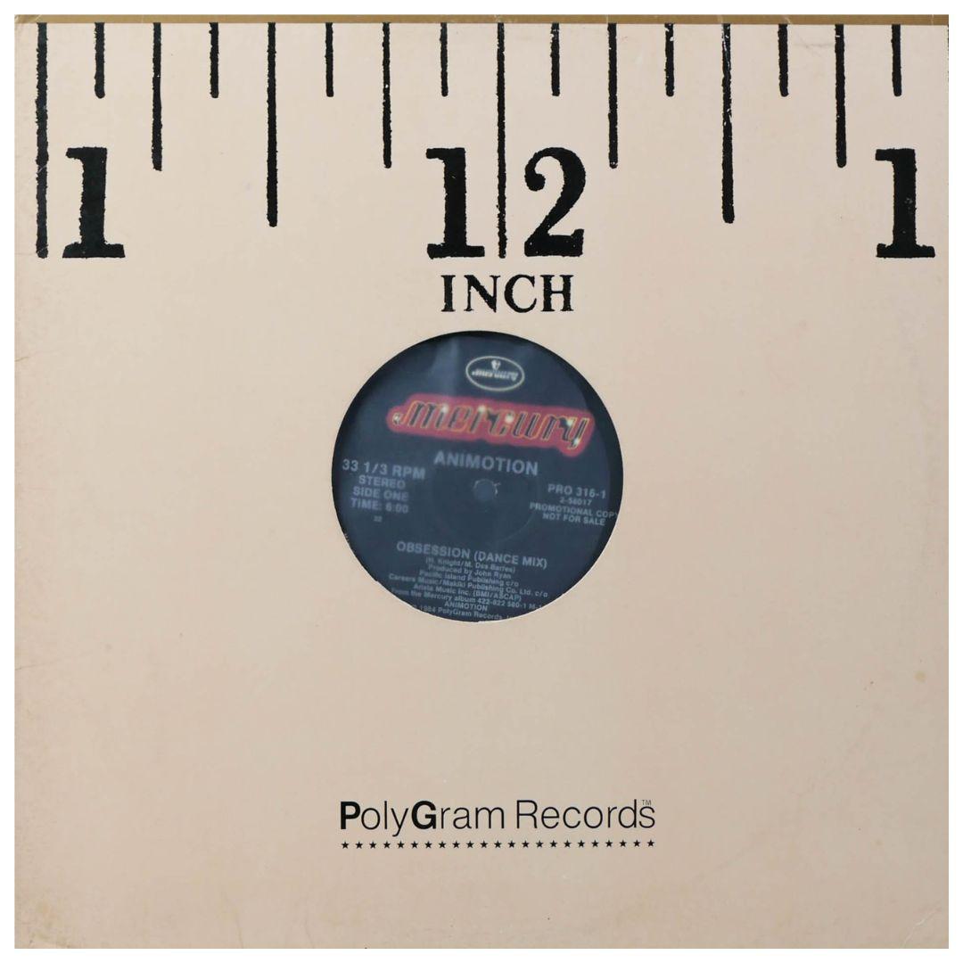 ANIMOTION - OBSESSION | 12" MAXI SINGLE USADO