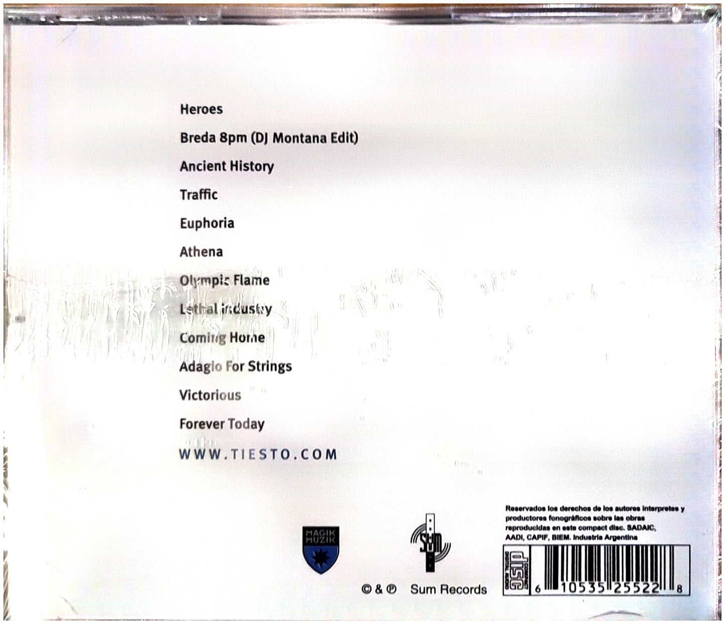 DJ TIESTO - PARADE OF THE ATHLETES | CD