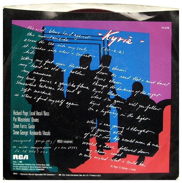 MR. MISTER - KYRIE | 7" SINGLE USADO