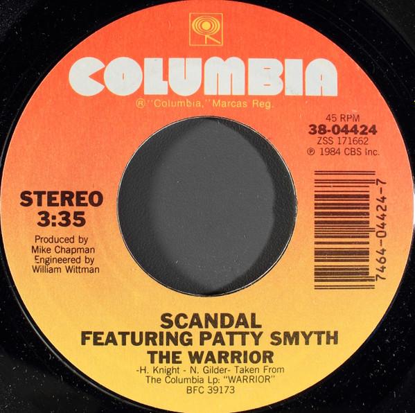SCANDAL FT. PATTY SMITH - THE WARRIOR | 7" SINGLE VINILO USADO