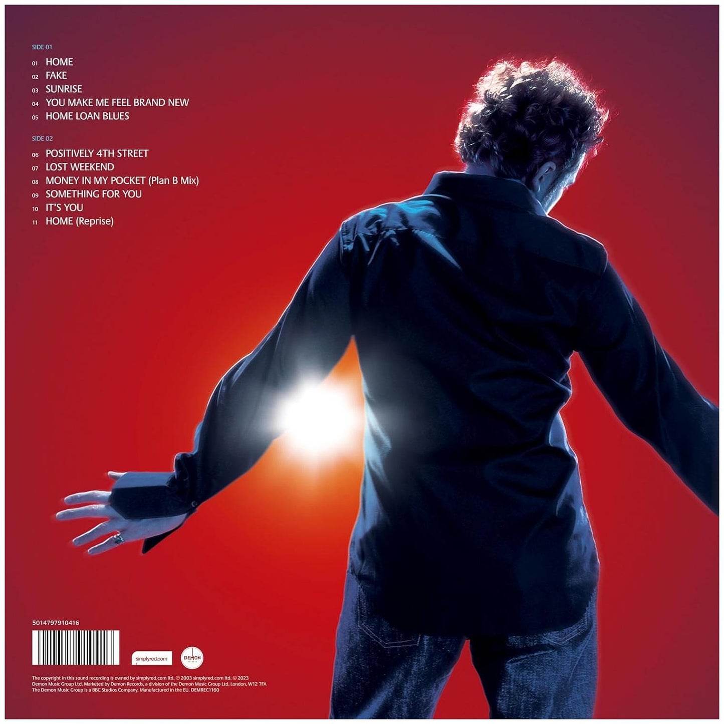 SIMPLY RED - HOME (20TH ANNIVERSARY) (UK) | VINILO