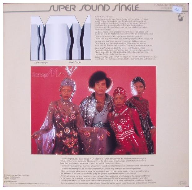 BONEY M - RASPUTIN | 12" MAXI SINGLE USADO