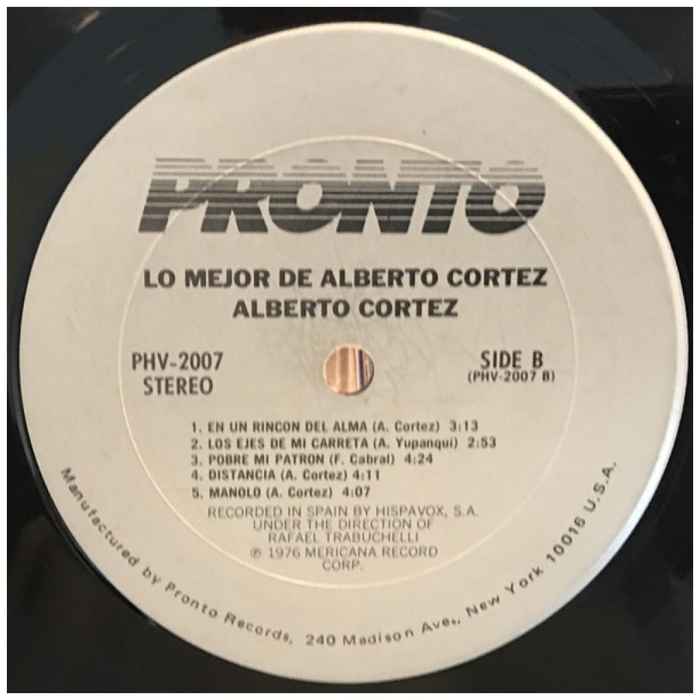 ALBERTO CORTEZ - LO MEJOR | VINILO USADO